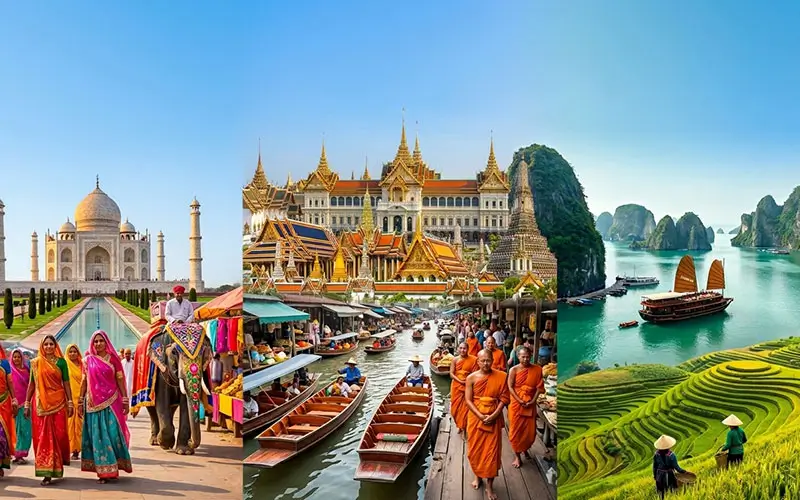 India vs Thailand vs Vietnam: Which Asian Destination Is Best for Your Next Trip?