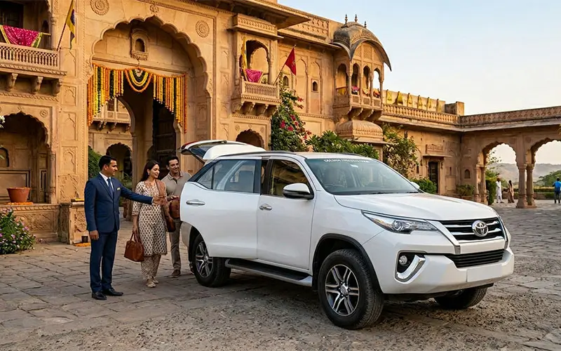 Toyota Fortuner Hire for Golden Triangle Tour